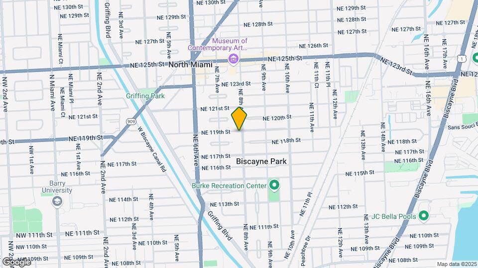 790 NE 119th St Map and Location Details