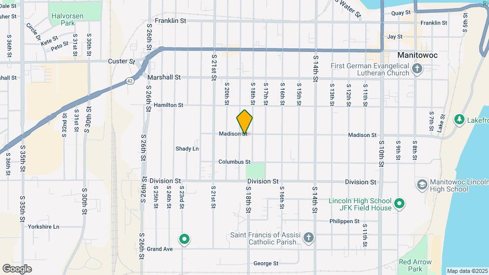 1809 Madison St Map and Location Details