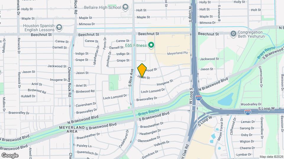 5015 Jason St Map and Location Details