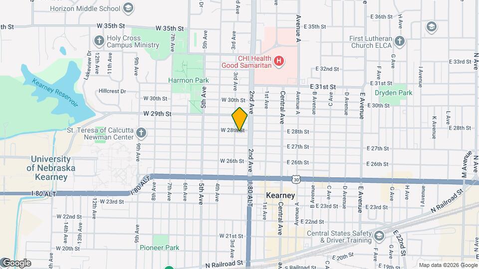 218 W 28th St Map and Location Details