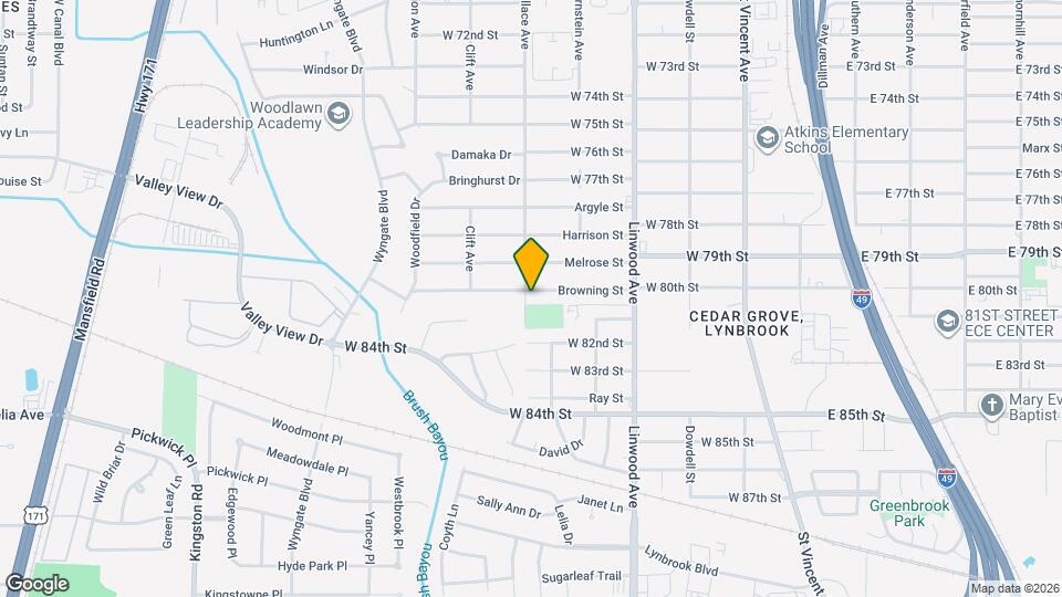 547 Browning St Map and Location Details