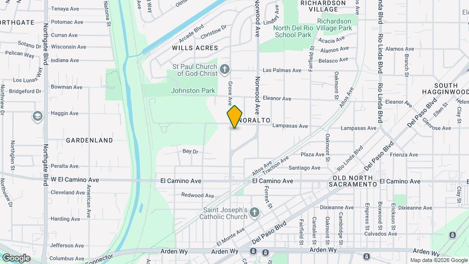 2590 Grove Ave Map and Location Details