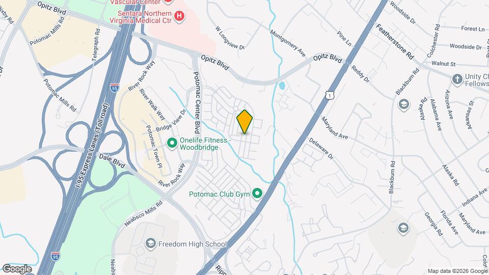 14873 Potomac Branch Dr Map and Location Details