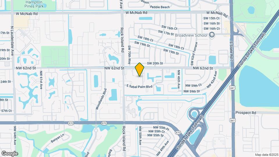6075 N Sabal Palm Blvd Map and Location Details