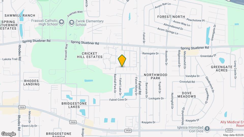 4075 Mossy Spring Ln Map and Location Details