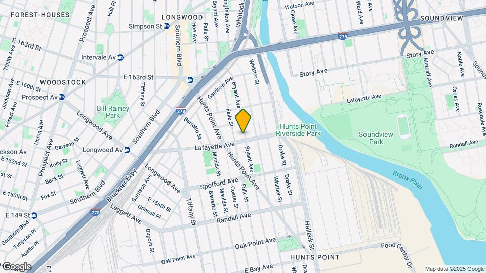 1315 Lafayette Ave Map and Location Details