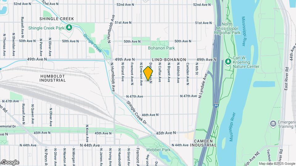 4747 Dupont Ave N Map and Location Details