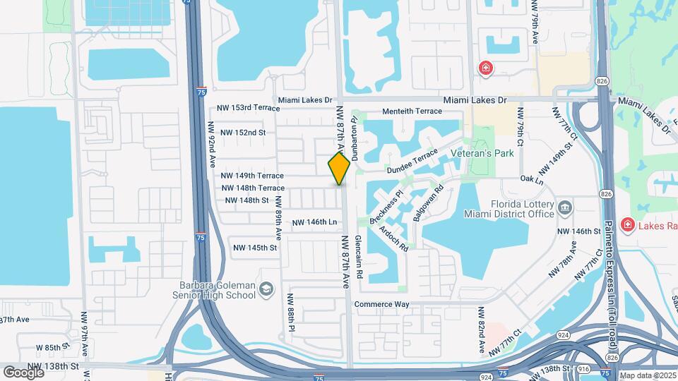 14827 NW 87th Ct Map and Location Details