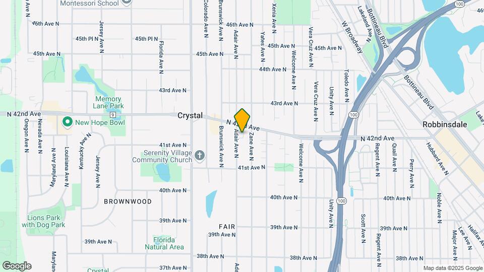 4168 Adair Ave N Map and Location Details