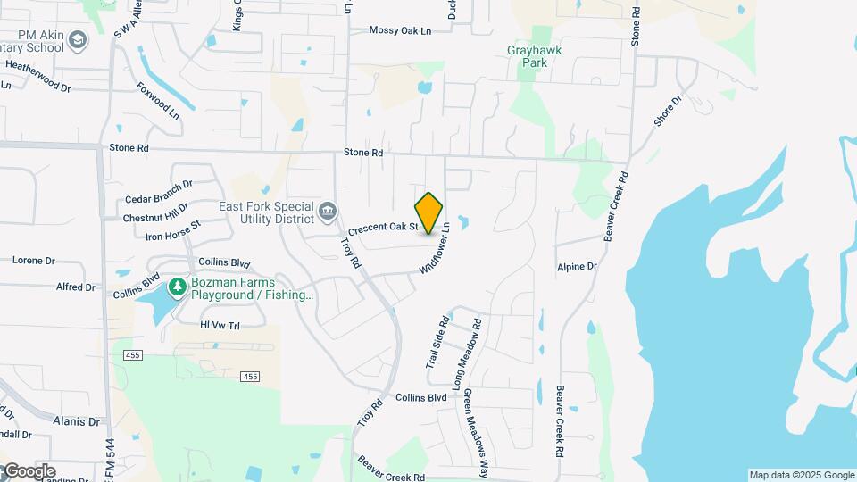 1735 Oak Glen Dr Mapa y Detalles de la Ubicación