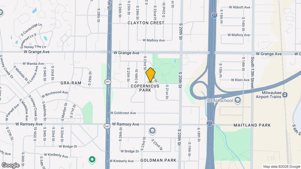 2212 W Parnell Ave Map and Location Details