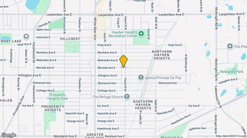 1467 Hazel St N Map and Location Details