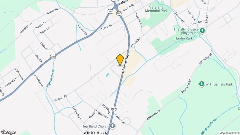 602 Asheville Hwy Map and Location Details