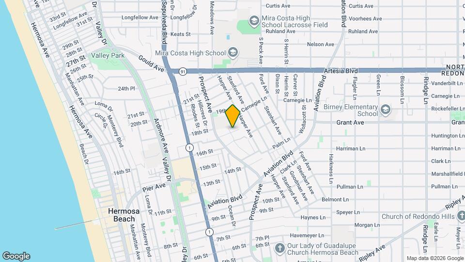 1702 Golden Ave Mapa y Detalles de la Ubicación