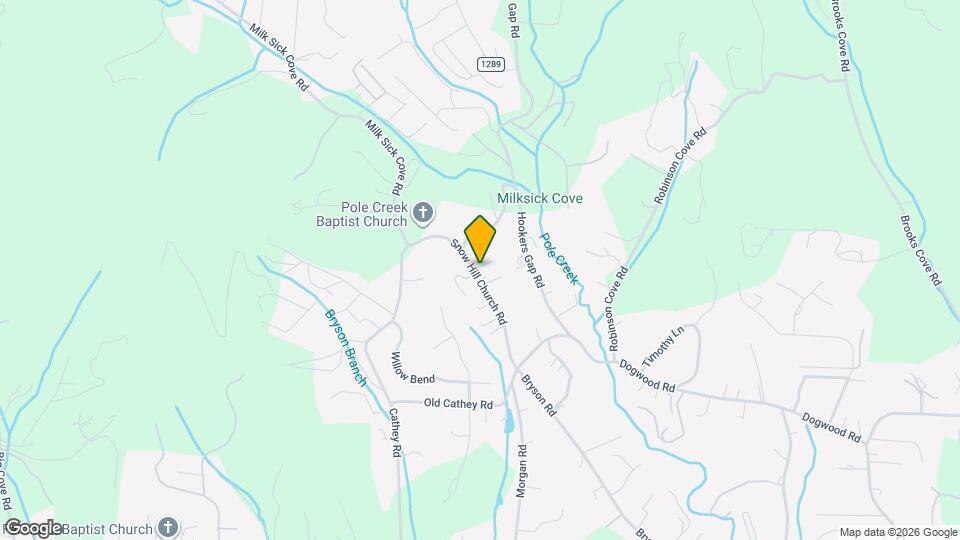 58 Snow Hill Church Rd Mapa y Detalles de la Ubicación