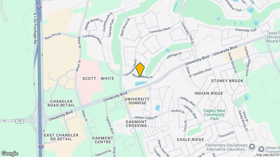 811 Wood Mesa Dr Map and Location Details