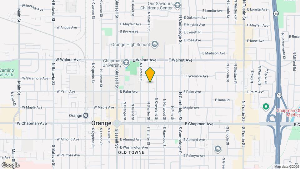 341 N Shaffer St Mapa y Detalles de la Ubicación