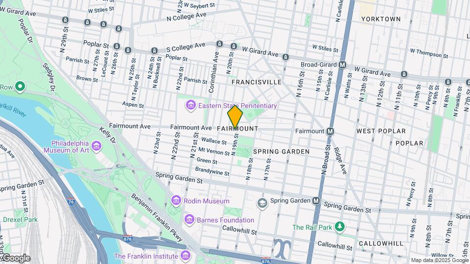 1902 Fairmount Ave Map and Location Details