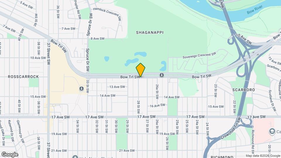 2857-2812 12 Ave SW Map and Location Details