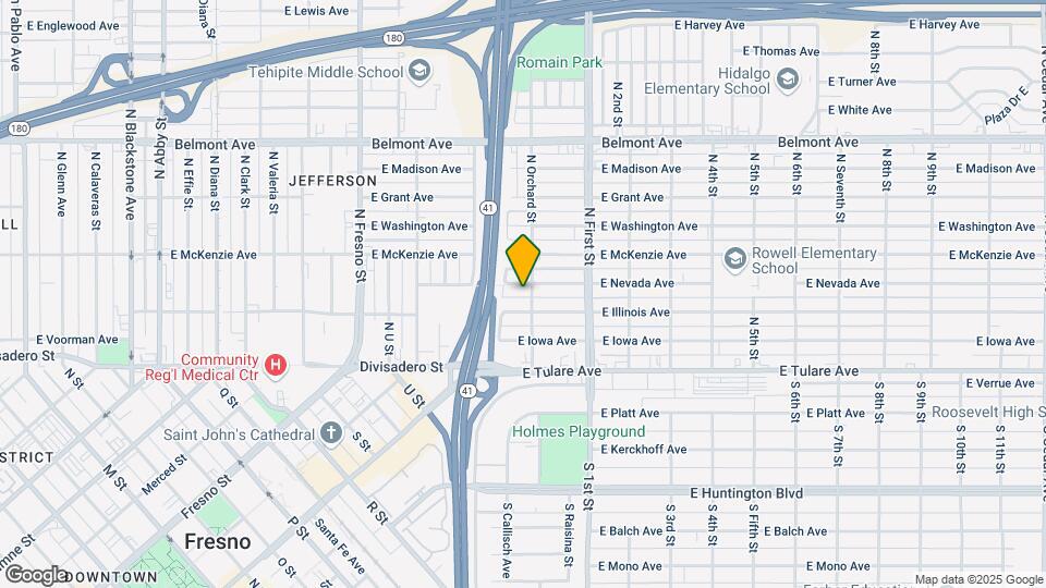 2984 E Nevada Ave Map and Location Details