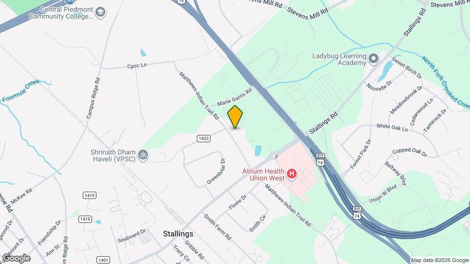 3042 Matthews-Indian Trail Rd Map and Location Details