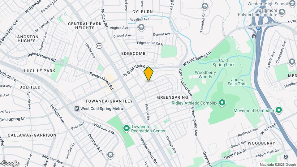 2619 Loyola Northway Map and Location Details