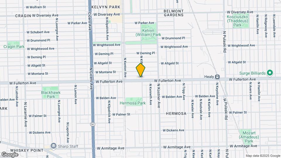 4502 W Fullerton Ave-Unit -2 Map and Location Details