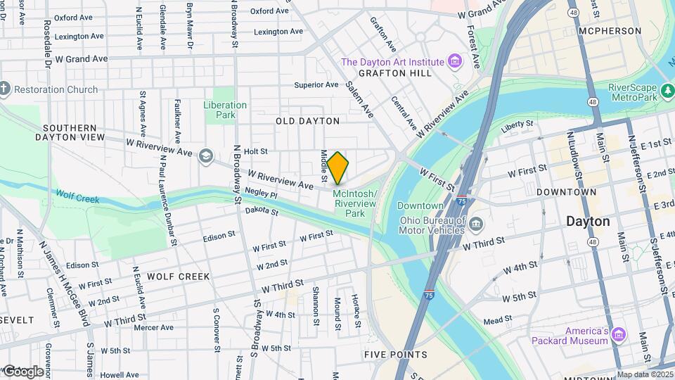 916 Riverview Terrace Mapa y Detalles de la Ubicación