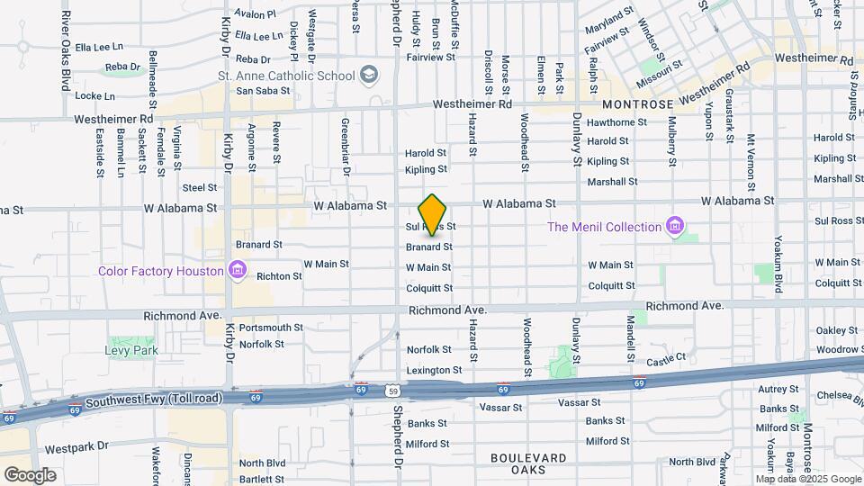 2022 Branard St Mapa y Detalles de la Ubicación