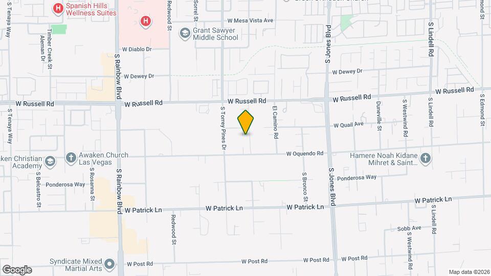 6425 W Quail Ave Map and Location Details