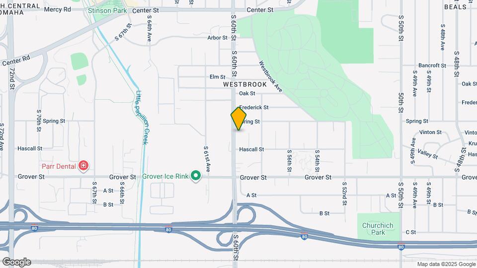 3117 S 60th St Map and Location Details