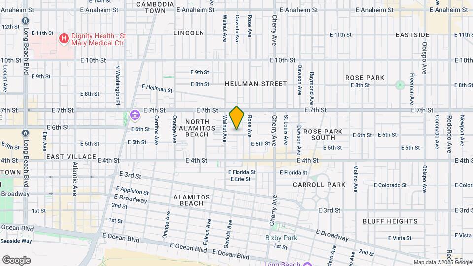 1639 E 5th St Mapa y Detalles de la Ubicación