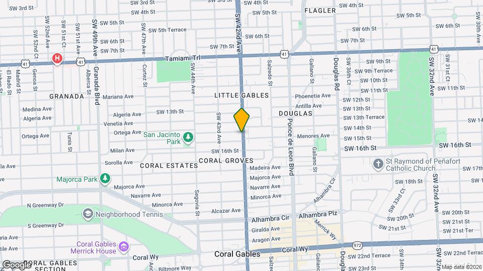 1440 SW 42nd Ave Map and Location Details