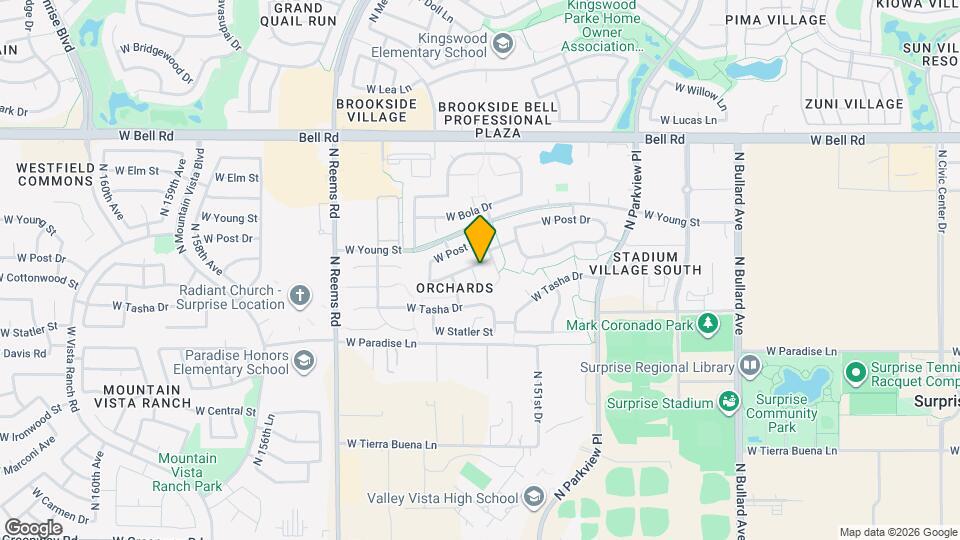 16421 N 152nd Ct Map and Location Details