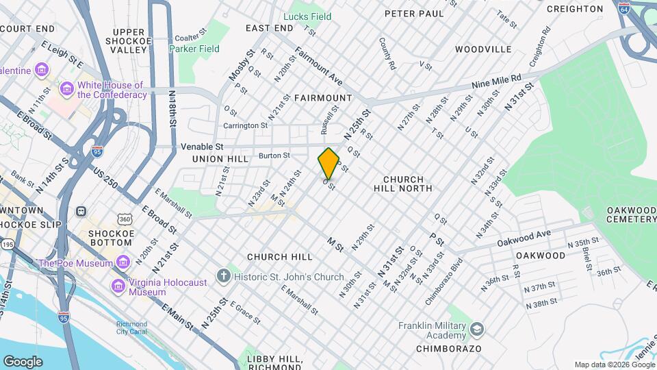 2521 O St Map and Location Details