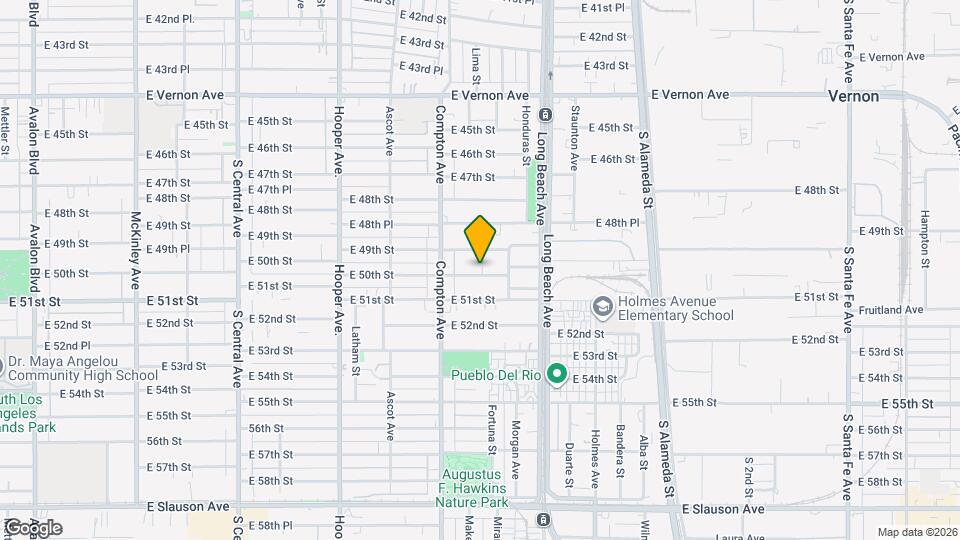 1549 E 50th St Map and Location Details