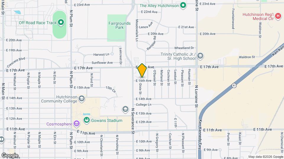 920 E 16th Ave Map and Location Details