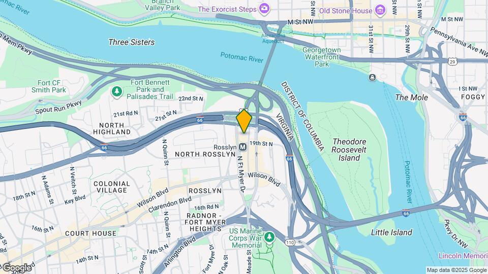 Rosslyn Gateway Apartments Mapa y Detalles de la Ubicación