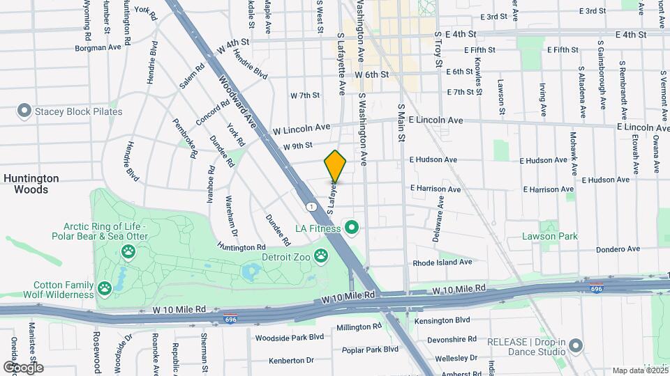 1105 S Lafayette Ave Map and Location Details