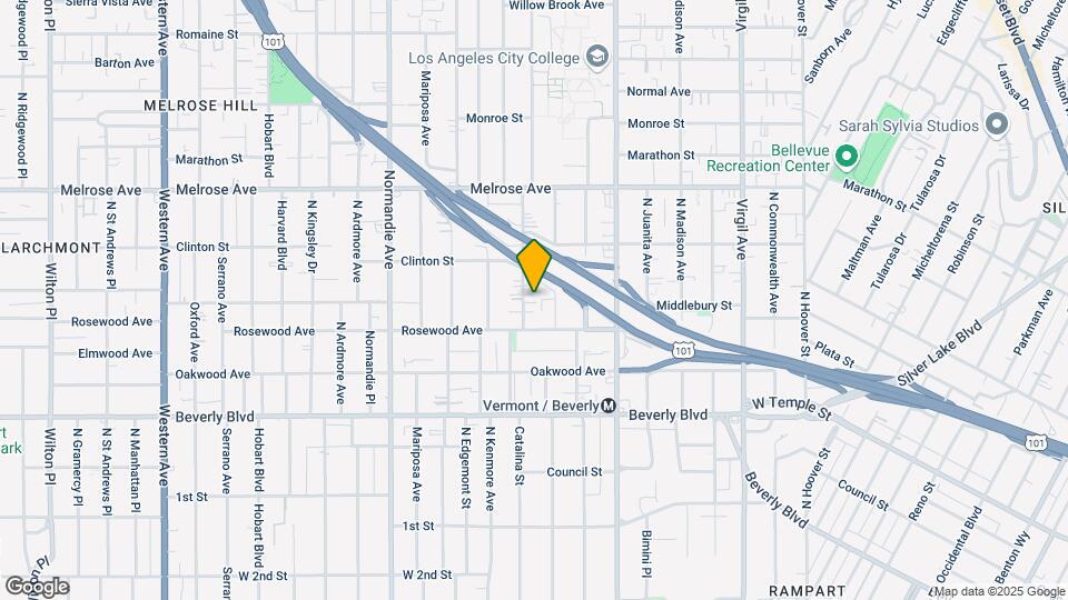 526 N Heliotrope Dr Map and Location Details