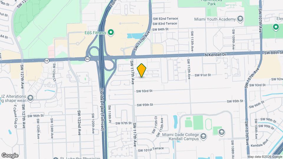 11668 SW 91st Terrace Map and Location Details