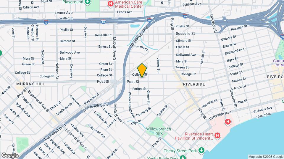 2887 Post St Map and Location Details