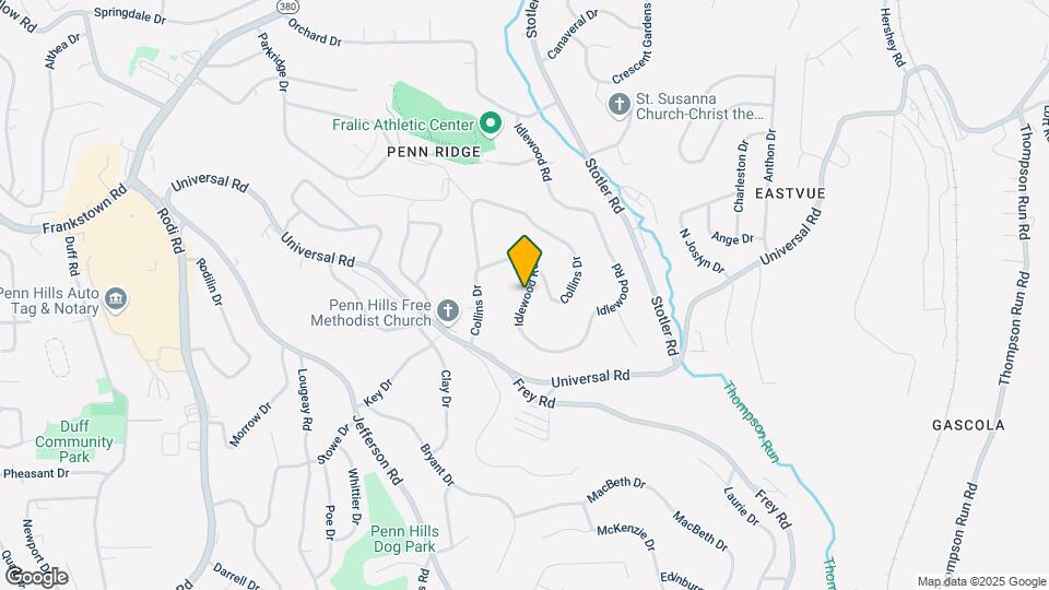 220 Idlewood Rd Map and Location Details