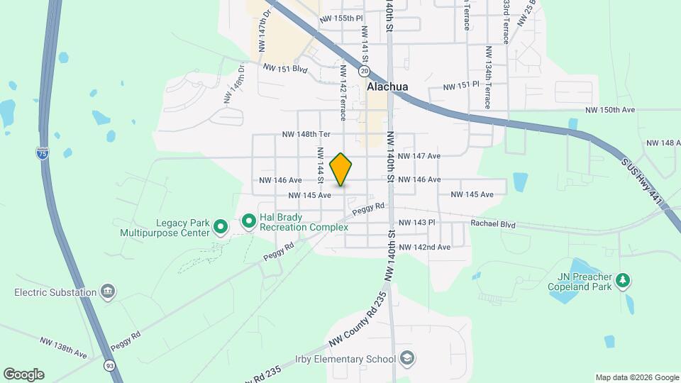 14504 NW 142 Terrace Map and Location Details