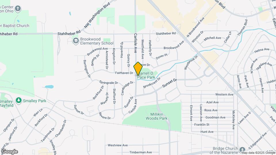 800 Carlisle Ave Map and Location Details