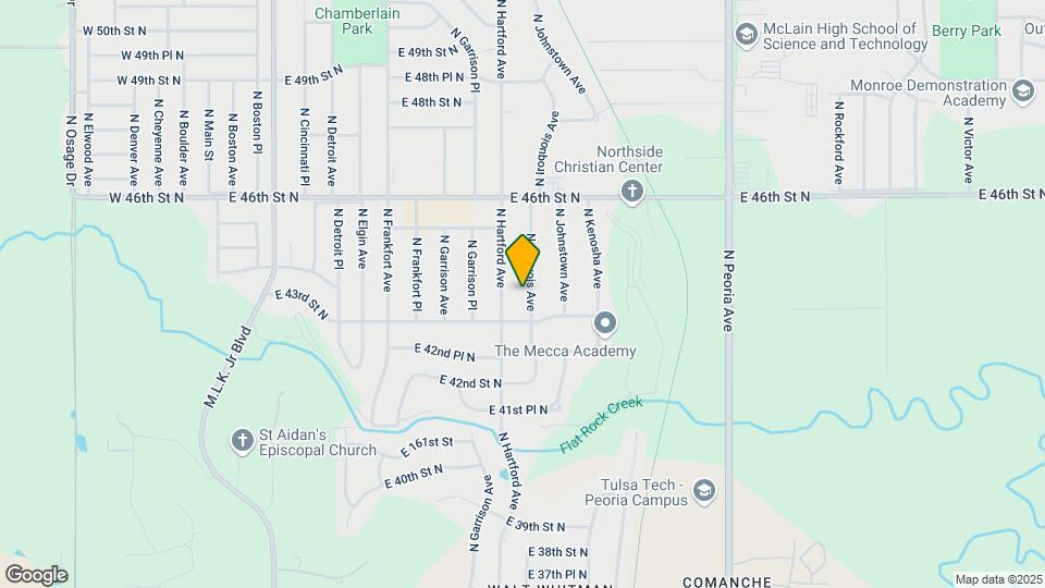 4324 N Iroquois Ave Map and Location Details