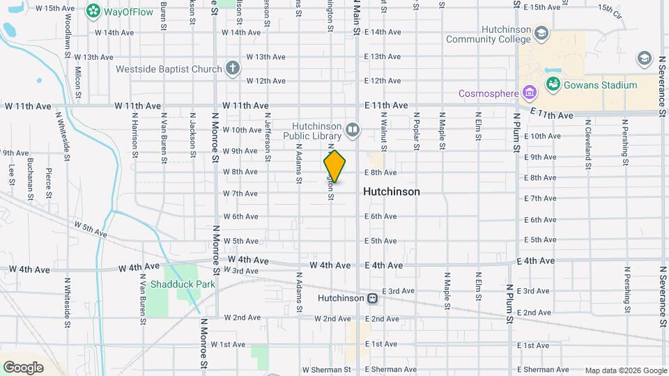 28 W 7th Ave Map and Location Details