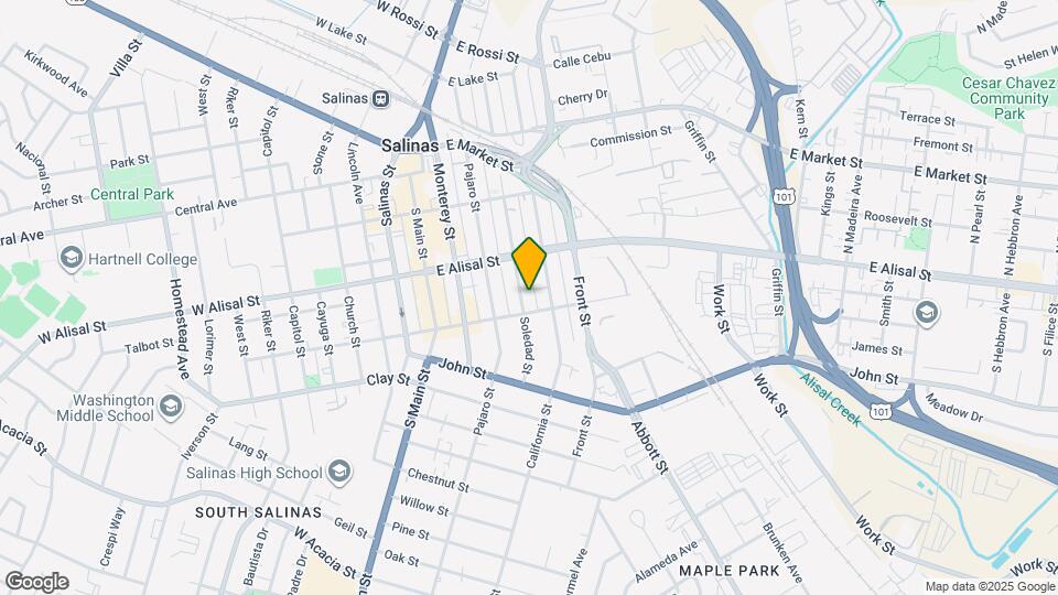 335 Soledad St Map and Location Details