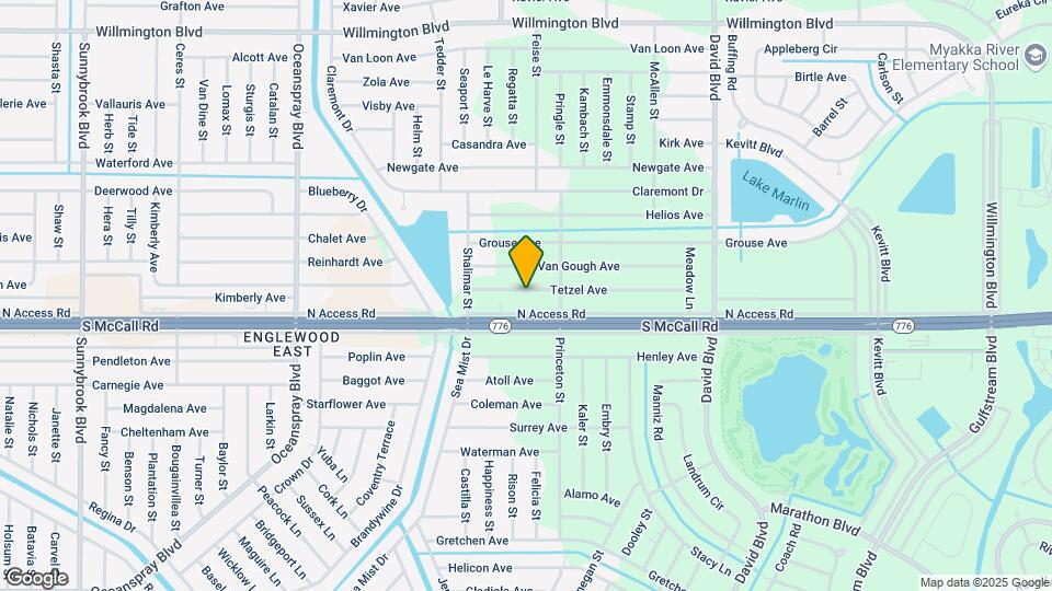 12033 Tetzel Ave Mapa y Detalles de la Ubicación