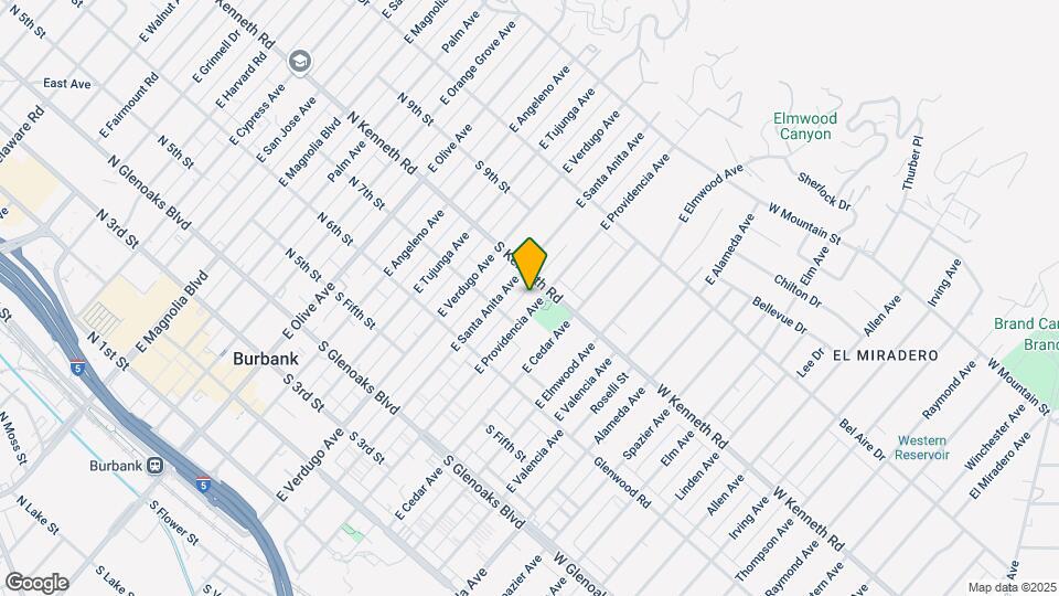727 E. Providencia Avenue Apartments Mapa y Detalles de la Ubicación